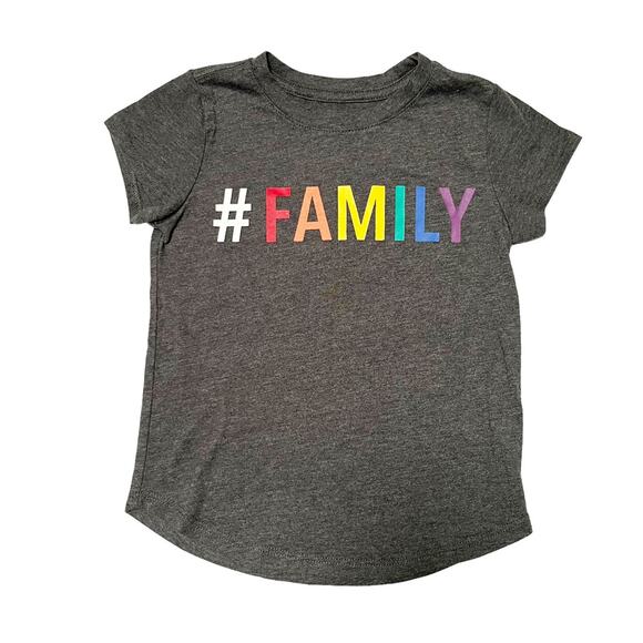 Family Fun Rainbow Graphic Tee Size 4 - Picture 1 of 5